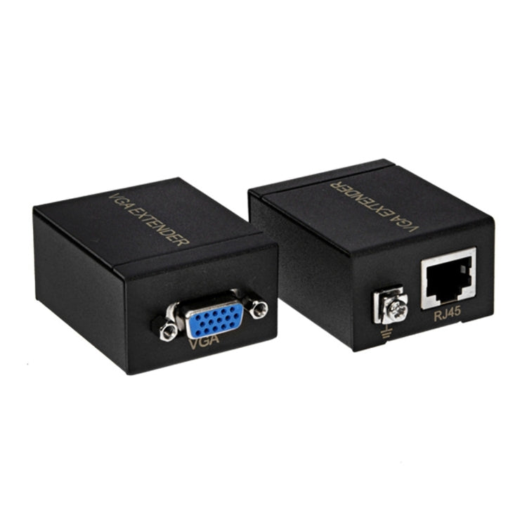 VGA Signal to RJ45 Signal Extender Transmitter + Receiver Converter