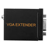 VGA Signal to RJ45 Signal Extender Transmitter + Receiver Converter Ethernet Cable, Transmission Distance: 60m, Transmission Distance: 60m