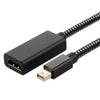 Mini DP to 1080P HD HDMI PP Yarn Woven Net Adapter Cable