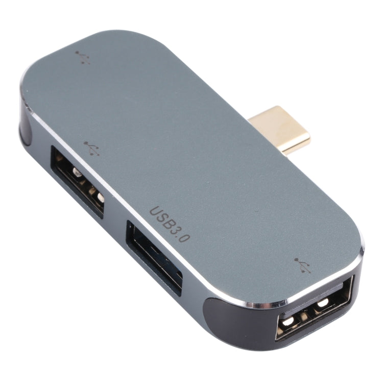 4 in 1 USB-C / Type-C Male to USB-C / Type-C + USB 3.0 + Dual USB