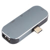 5 in 1 USB-C / Type-C Male to Dual USB-C / Type-C + 3.5mm AUX + USB 3.1 + USB Female Adapter, Dual USB-C / Type-C + 3.5mm AUX