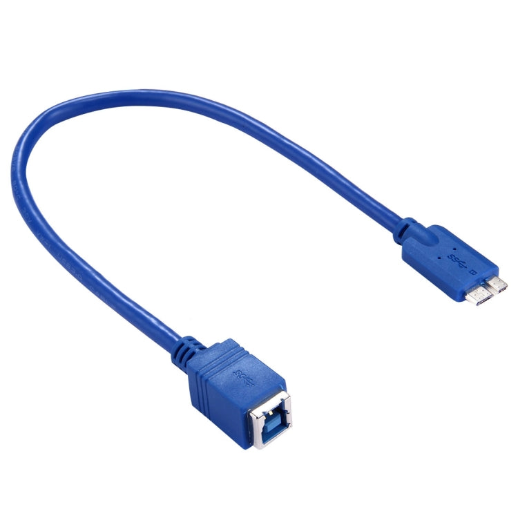 30cm USB 3.0 B Female to Micro B Male Connector Adapter Cable for