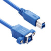 50cm USB 3.0 B Female to B Male Connector Adapter Data Cable for Printer / Scanner, BF to BM, Length: 50cm