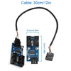 Rocketek HC427 9 Pin USB2.0 HUB Adapter One-to-Two Splitter Circuit Board, One-to-Two
