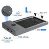 Rocketek ME921 USB3.1 Gen2 Dual M.2 Solid State Drive Box NVMe Docking Station, US Plug, US Plug