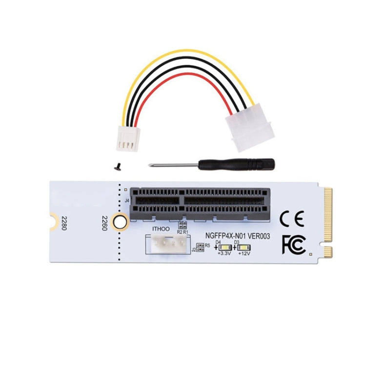 NGFF M.2 Key M to PCI-E 1X / 4X / 8X / 16X Graphics Card Mining Slot