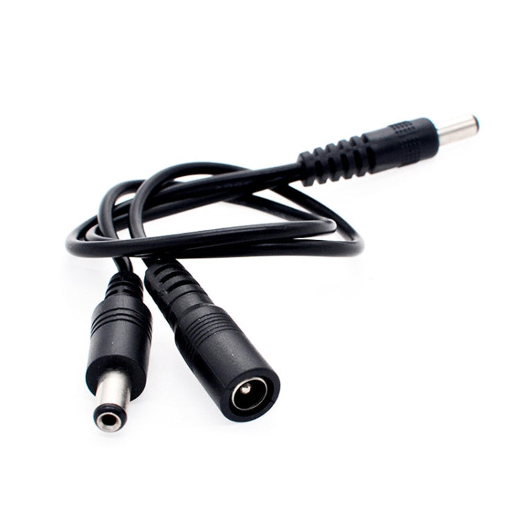 DC Male To DC Male + DC Female Power Connection Cable