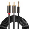 3m Gold Plated 3.5mm Jack to 2 x RCA Male Stereo Audio Cable