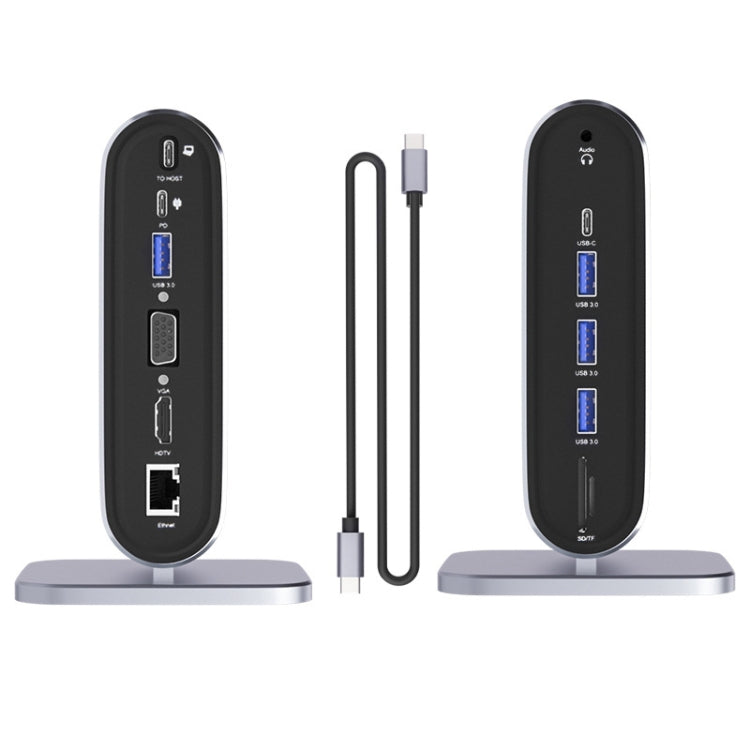 BYL-2201 12 in 1 USB-C / Type-C HUB Adapter, BYL-2201
