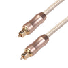 QHG02 SPDIF 2m OD6.0mm Toslink FIBER Male to Male Digital Optical