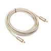 QHG02 SPDIF 3m OD6.0mm  Toslink FIBER Male to Male Digital Optical Audio Cable, 3m