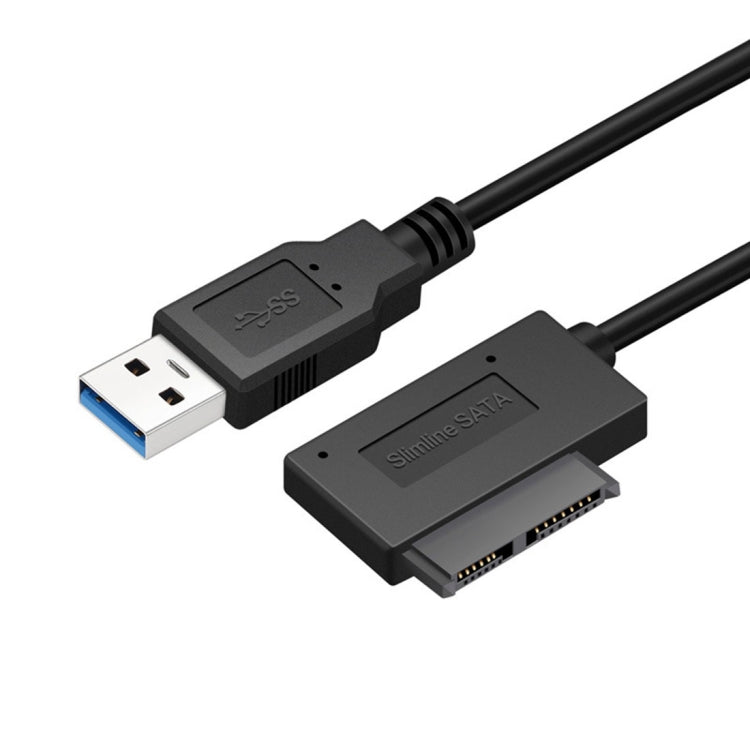 Professional USB 3.0 to 7+6Pin Slimline SATA Cable Adapter Indicator, USB 3.0