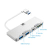 Rocketek HC413 Type-C + USB3.0 x 2 + SD / TF Card Reader HUB Adapter, HC413