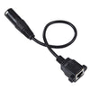 3-pin XLR Male to RJ45 Female Ethernet LAN Network Extension Cable, Cable Length: 30cm, 3-pin XLR Male to RJ45 Female