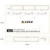 KC-KVM212DH 4K 60HZ USB3.0 DP Dual Display KVM Switcher with MST Dual Screen Extension Replication, KC-KVM212DH