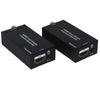 NK-C100IR 1080P HDMI Over Single Coaxial Extender Transmitter + Receiver with IR Coaxial Cable, Signal Range up to 100m