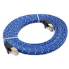 8m Gold Plated CAT-7 10 Gigabit Ethernet Ultra Flat Patch Cable for Modem Router LAN Network, Built with Shielded RJ45 Connector, Length: 8m