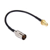 15cm SMA Female to TV Female RG174 Cable, TV Female
