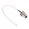 25cm IPX to N Female RG178 Cable, 25cm N Female Pink