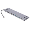 12 in 1 Type-C to Dual HDMI Docking Station, 12 in 1