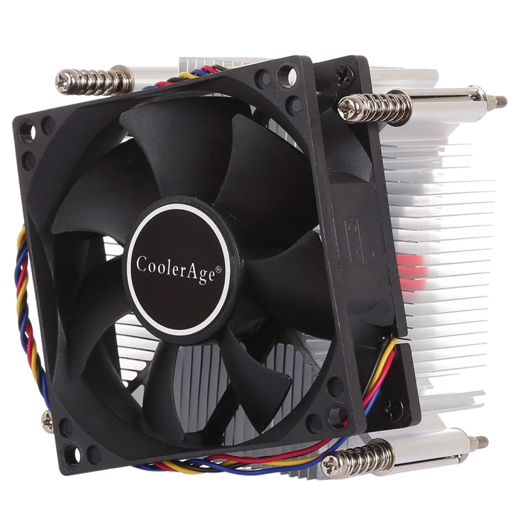 4Pin CPU Cooler Mute Silent Fan Heat Sink for Intel 1155 / 1151 / i3