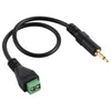 3.5mm Male to 2 Pin Pluggable Terminals Solder-free Connector Solderless Connection Adapter Cable, Length: 30cm, 3.5mm Male to 2 Pin