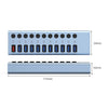11 in 1 USB 3.0 HUB Splitter with Independent Switch & 12V 4A Power Supply, 11 USB 3.0