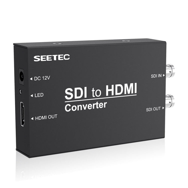SEETEC 1 x SDI Input + 1 x SDI Output to 1 x HDMI Output Converter, 1 x SDI + 1 x SDI to 1 x HDMI