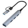 V252B 4 in 1 USB + USB-C/Type-C to USB Multifunctional Docking