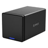 ORICO NS400-C3 4-bay USB-C / Type-C 3.1 to SATA External Hard Disk Box Storage Case Hard Drive Dock for 3.5 inch SATA HDD, Support UASP Protocol, USB 3.1 Type-C to SATA