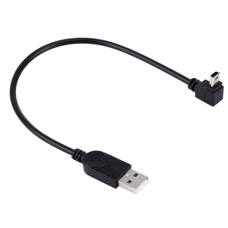 90 Degree Angle Elbow Mini USB to USB Data / Charging Cable