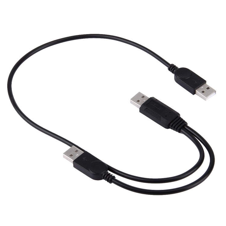 2 in 1 USB 2.0 Male to 2 Dual USB Male Cable for Computer / Laptop