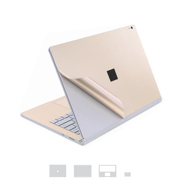 4 in 1 Notebook Shell Protective Film Sticker Set for Microsoft Surface Book 13.5 inch, For Surface Book 13.5 inch