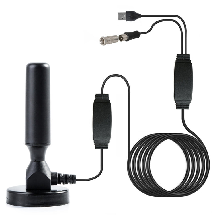 DVB-T CMMB DTMB Antenna Amplifier Car TV Digital Antenna, USB 22dBi