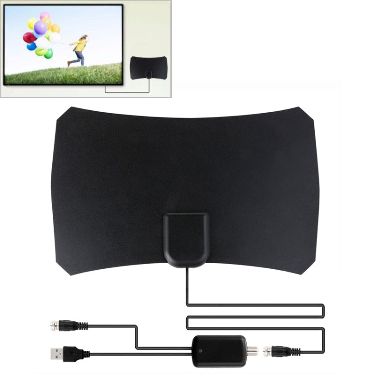 50 Miles Range 25dBi High Gain Digital Indoor HDTV Antenna with 3m