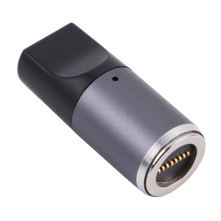 USB-C / Type-C Female to 8 Pin Magnetic DC Round Head Free Plug