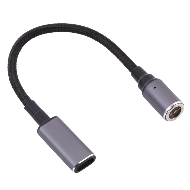 USB-C / Type-C Female to 8 Pin Magnetic DC Round Head Free Plug