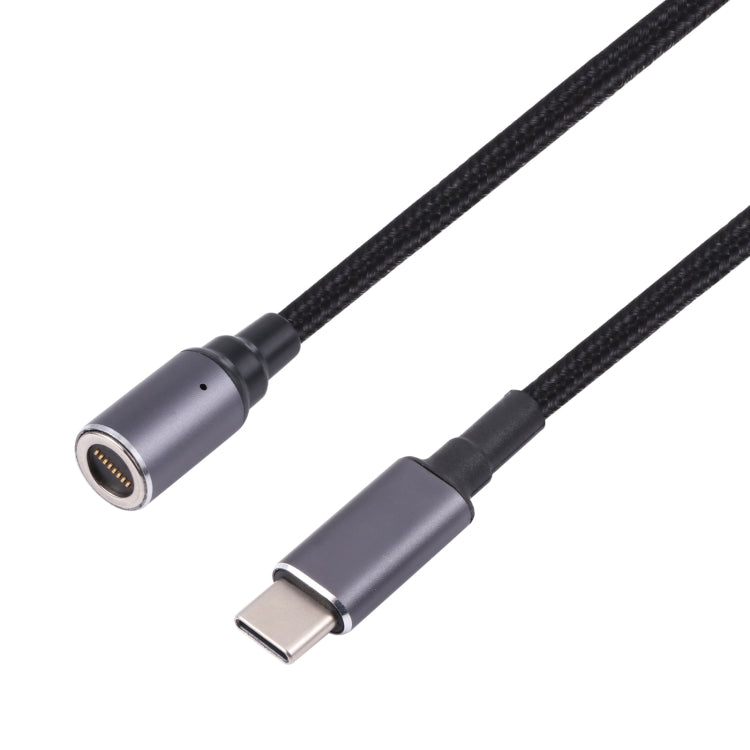 USB-C / Type-C Male to 8 Pin Magnetic DC Round Head Free Plug Charging Adapter Cable, Type-C to Magnetic Head