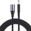 5.5 x 2.1mm Male to 8 Pin Magnetic DC Round Head Free Plug Charging