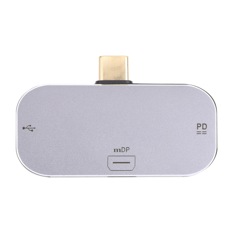 3 in 1 USB-C / Type-C Male to USB-C / Type-C Charging + USB + Mini DP Female Adapter, USB-C / Type-C + USB + Mini DP