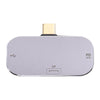 3 in 1 USB-C / Type-C Male to Dual USB-C / Type-C + DP Female Adapter, Dual USB-C / Type-C + DP
