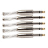 5 PCS 6.35mm Metal Audio Plug Stereo Microphone Cord Plug, 5 PCS