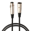 1m 3-Pin XLR Male to XLR Female MIC Shielded Cable Microphone Audio Cord, Length: 1m