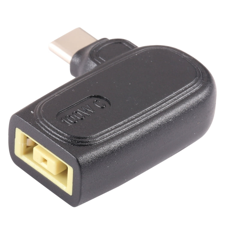 100W Big Square Female to USB-C/Type-C Male Plug Laptop Adapter Connector, Big Square