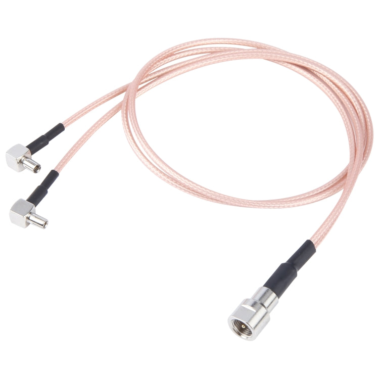 Dual TS9 to RG316 Coaxial RF Connector Cable Extension Cable, Specification:, 50 x 50cm
