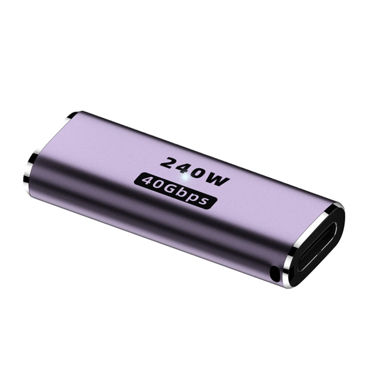 240W USB-C/Type-C Female to USB-C/Type-C Female 40Gbps Straight