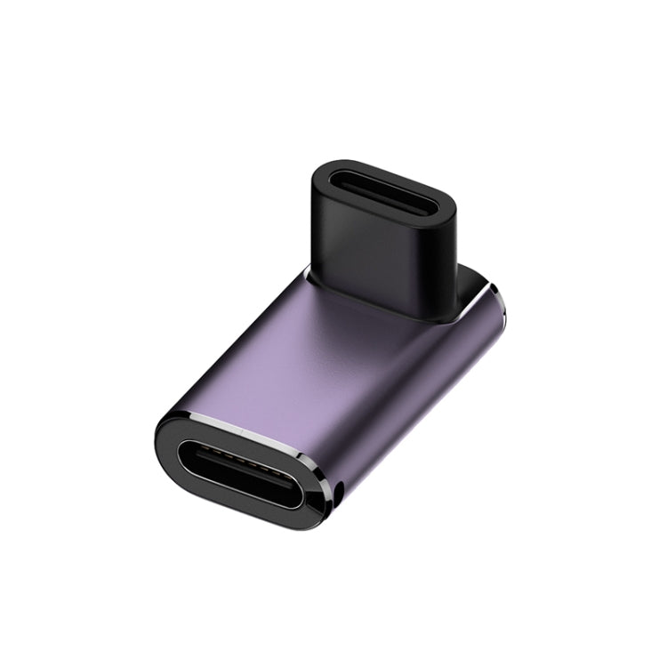 240W USB-C/Type-C Female to USB-C/Type-C Female 40Gbps Stereo Bend