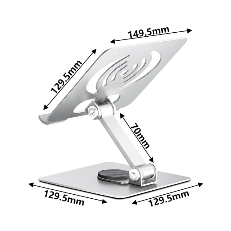 L-13 Aluminum Alloy Foldable Rotating Laptop/Tablet Stand, L-13
