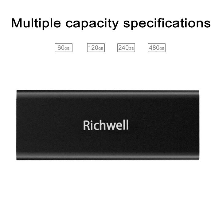 Richwell SSD R280-SSD-480GB 480GB Mobile Hard Disk Drive for Desktop PC, 480GB