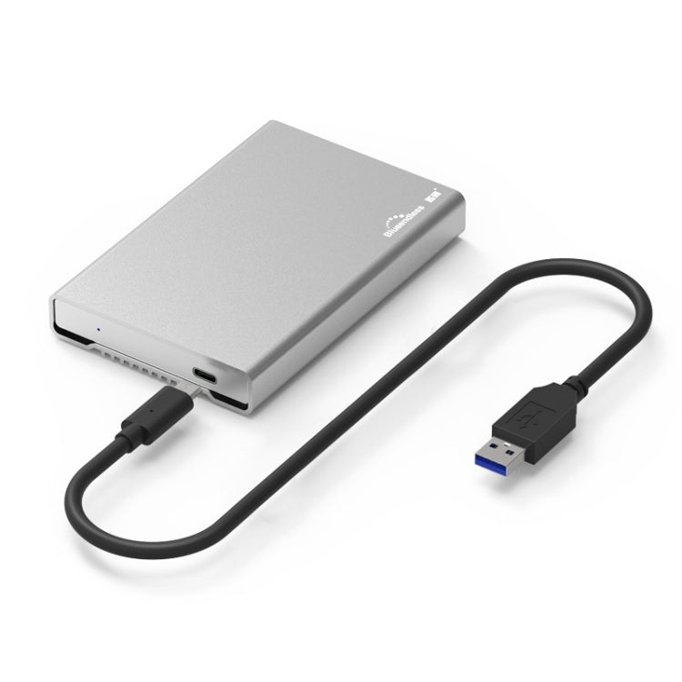 Blueendless U23Q SATA 2.5 inch Micro B Interface HDD Enclosure with USB-C / Type-C to USB 3.0 Cable, Support Thickness: 1cm or less, USB 3.0  (1cm)
